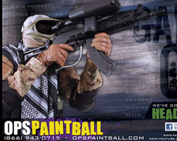 OPSGEAR - OPSPAINTBALL trade magazine ad