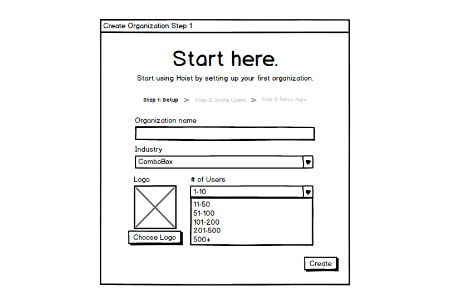 TECHeGO Hoist new organization wireframe thumbnail