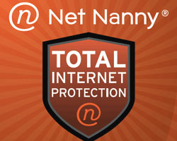 Net Nanny - 6' retractable trade show banner